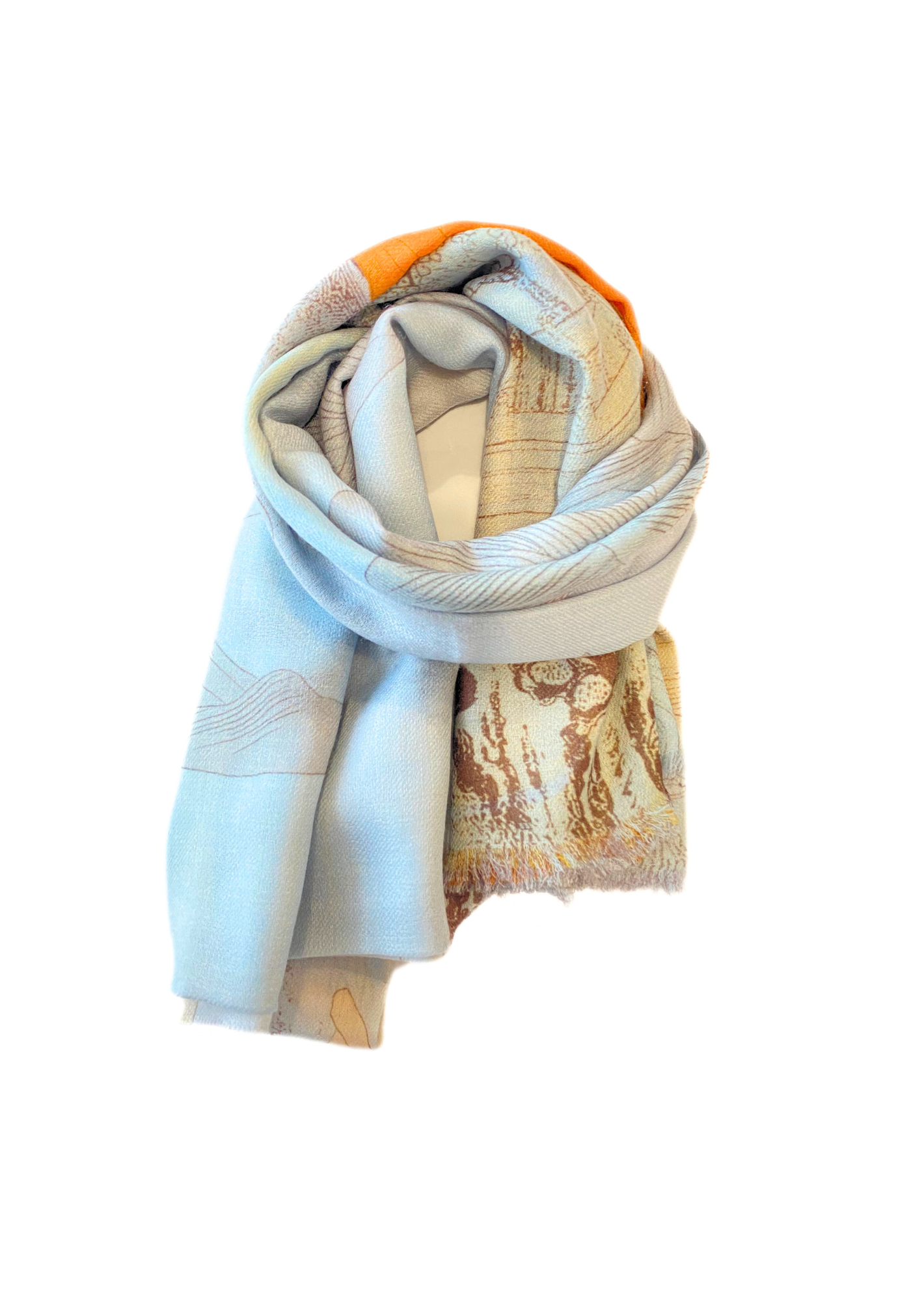 Shawl_Thin_Blue Pavilion (2025 New Design)