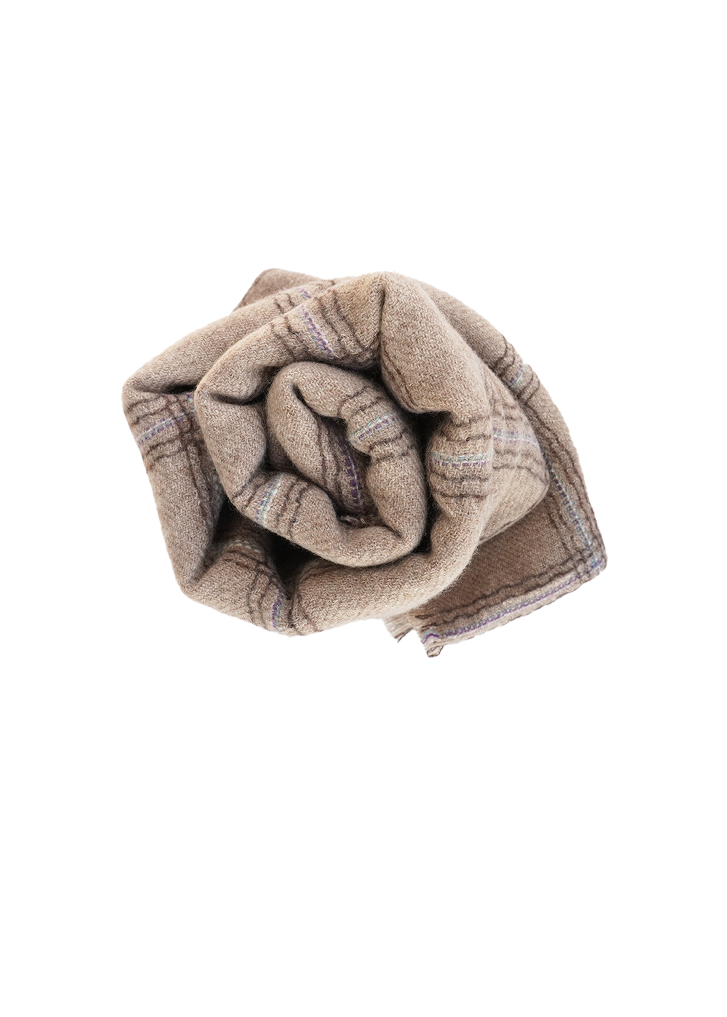 Shawl_Thick_Brown Plaid