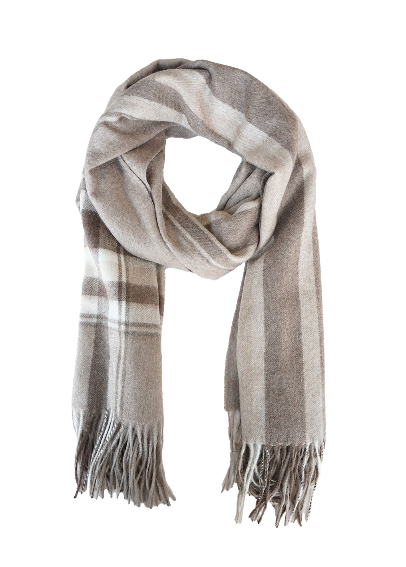 Shawl_Large Thick_Beige