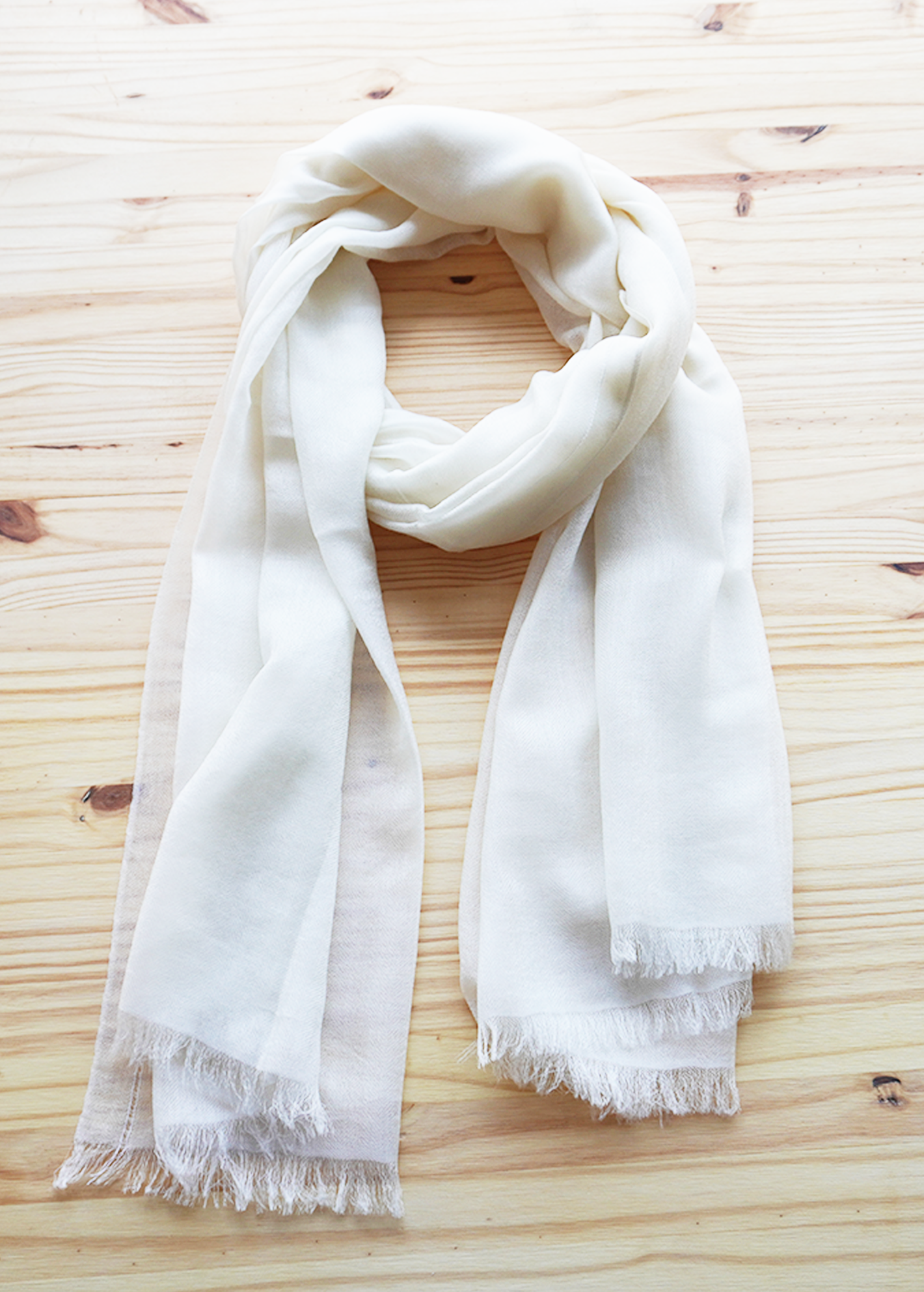 Shawl - Thin - White