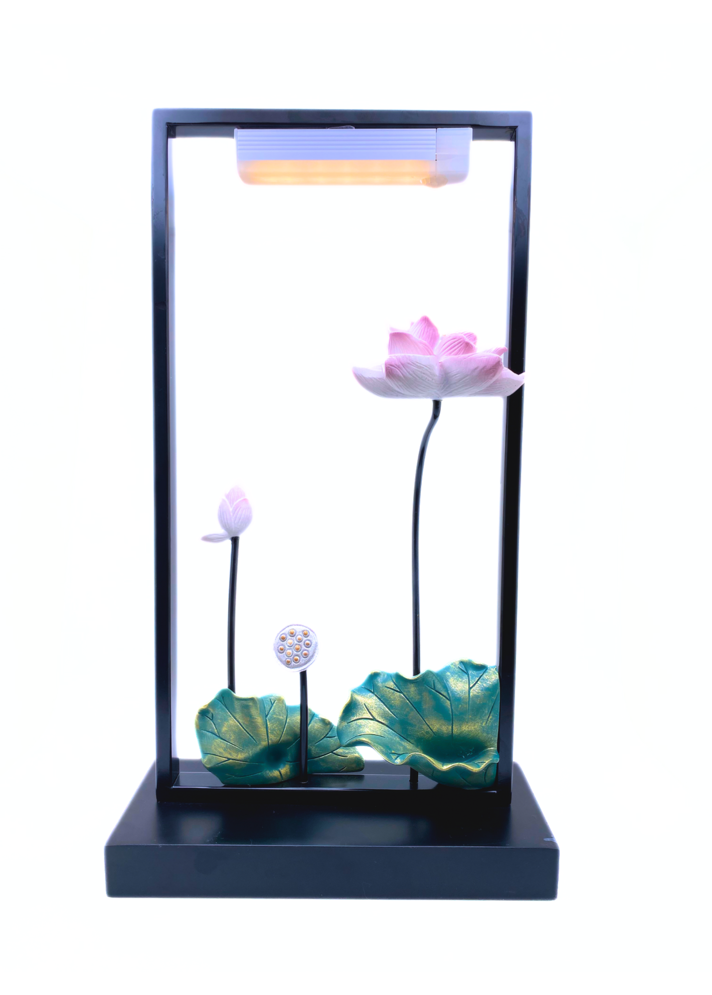 Lotus Iron Art Sensor Light　荷花鐵藝感應燈