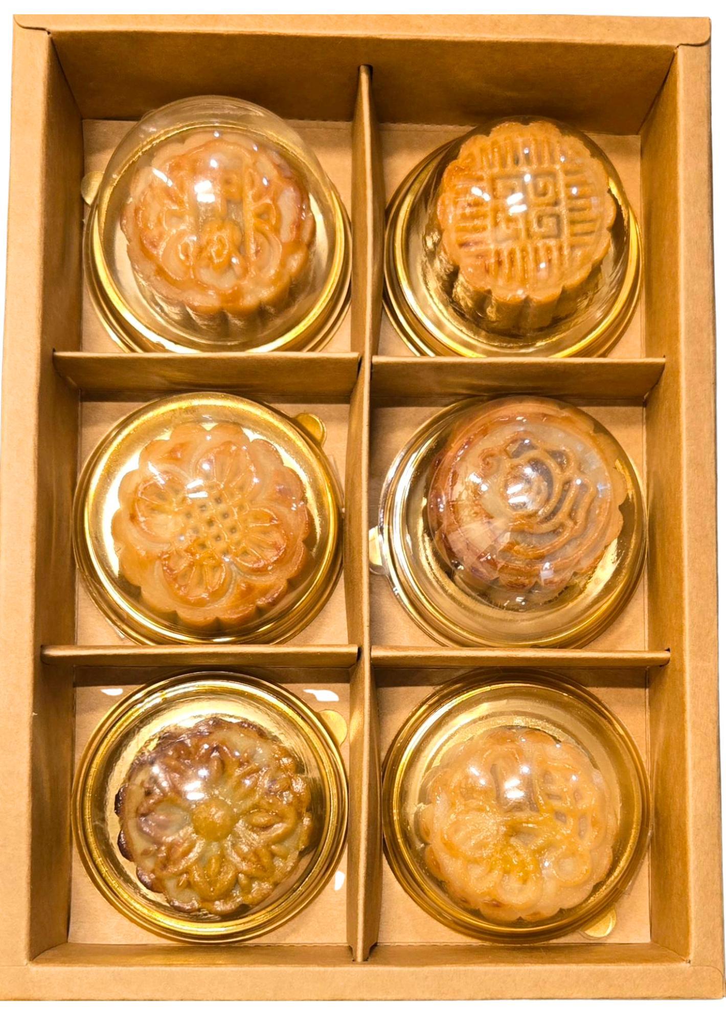 手工健康月餅（禮盒1）Fresh Handmade Moon Cake with Gift Box 1